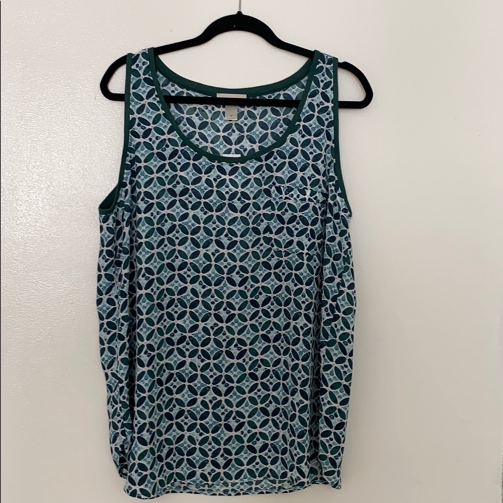 Loft Outlet sleeveless blouse. NWT. Size XL